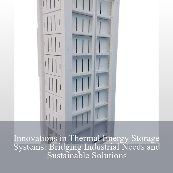 Innovations in Thermal Energy Storage Systems: Bridging Industrial Needs and Sustainable Solutions